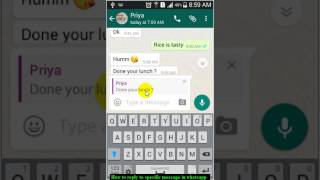 How to reply to specific message in whatsapp [upl. by Gromme]