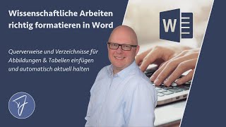 Querverweise und Verzeichnisse für Abbildungen amp Tabellen in wissenschaftlichen Arbeiten in Word [upl. by Egnalos873]