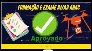 Formação A1A3 em Portugal na nova Plataforma da ANAC e Exame Como Funciona [upl. by Llewoh]