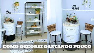 COMO FAZER DECORAÇÃO LINDA PARA CASA GASTANDO POUCO  FAÇA VOCÊ MESMO  SALA DE CARA NOVA [upl. by Gray474]