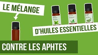 DIY APHTES  Fabriquer son remède naturel aux huiles essentielles [upl. by Aissilem]