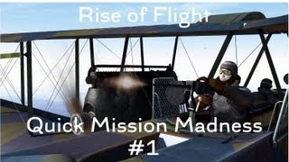 Rise of Flight  Halberstadt DII vs Nieuport 11 1 [upl. by Ruttger]