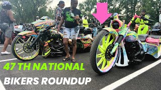 47TH National Bikers Roundup Springfield IL The Ladies Pulled Up Killing the Game 🦾 [upl. by Yrellih]