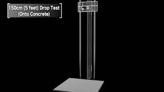 Toughbook FZT1 Drop Test 150cm [upl. by Bette-Ann]