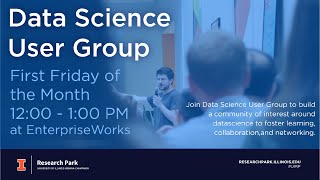 Data Science User Group [upl. by Nrojb]