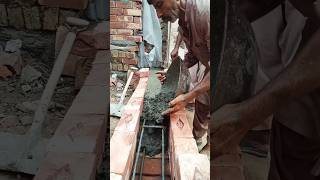 bricklaying concrete youtubeshorts construction shorts [upl. by Etnod]