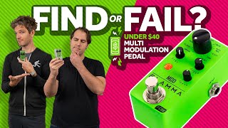 Multi Modulation Guitar Pedal Under 40 Flamma FC05 Review [upl. by Odranoel]