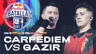 CARPEDIEM vs GAZIR  Cuartos  Red Bull Batalla Internacional 2022 [upl. by Icnan]