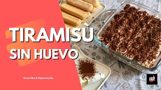 Tiramisù sin huevo como hacer tiramisu fácil  Easy tiramisu recipe English subtitles [upl. by Notsle]