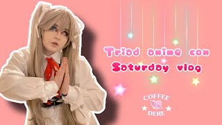 Triad anime con 2023 Saturday vlog [upl. by Filia292]