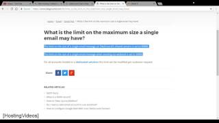 Siteground Email Reviews Email account size and email message maximum size [upl. by Campy]