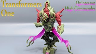 Chucks Reviews Transformers One Prime Changers Quintesson High Commander [upl. by Leviram]