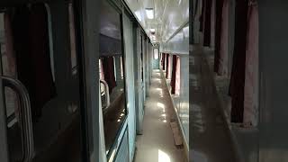 mahakoshal express H1 1st ac coach interiors and good cabin space experience 👍👍👍 [upl. by Airual]