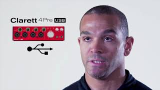 Focusrite Clarett 4Pre USB Overview  Full Compass [upl. by Anema879]