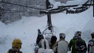 Guy falls off chair lift Cmon Man [upl. by Garnette]