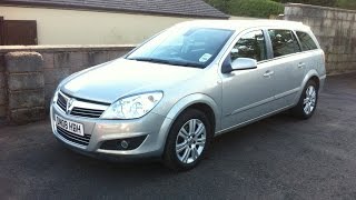 2008 VAUXHALL ASTRA ESTATE CAR REVIEW [upl. by Nashner]