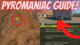 How To Complete PYROMANIAC Mission MW2 DMZ Guide [upl. by Eynenihc]