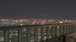 WOW Fireworks go off all over San Antonio as 2023 arrives [upl. by Togram]