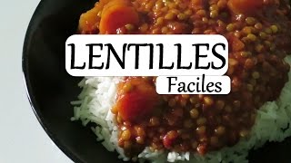 LENTILLES FACILES [upl. by Axia]