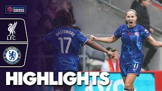 Chelsea Close in on Top Spot 2️⃣  Liverpool v Chelsea Highlights  Barclays WSL 202425 [upl. by Eeloj]