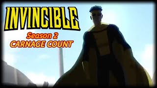 Invincible Season 2 Carnage Count [upl. by Felix489]