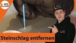 Steinschlag richtig mit Lackstift entfernen  Fehler vermeiden  LACKSTORE [upl. by Nylrahs15]