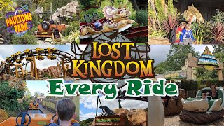 Every Ride in Lost Kingdom at Paultons Park Dec 2021 4K [upl. by Zink507]