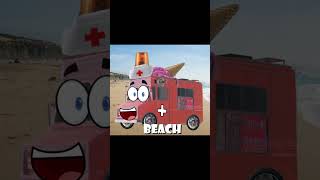 Ambulance Truck Sound Variations Ice Cream Truck shorts [upl. by Notterb613]