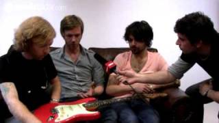 Biffy Clyro talk about their new Squier signature guitars [upl. by Waldemar948]