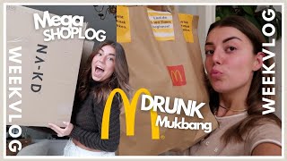 NAKD Shoplog 🛍 MACCIE Mukbang 🍟🍔  Sara Verwoerd [upl. by Eema]