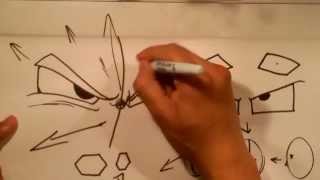 How to Draw Goku Eyes  Easy Pictures to Draw [upl. by Joao]