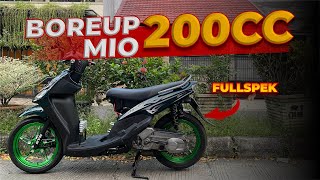 BORE UP MIO 200CC AMAN BUAT HARIAN  Full Rakit Dari 0 [upl. by Glass487]