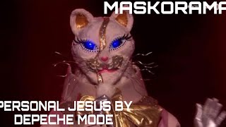 Kattepusen sings “Personal Jesus” by Depeche Mode  MASKORAMA SEASON 4 EPISODE 1 [upl. by Camarata]