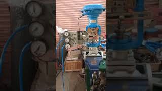 Pneumatic Positioner Calibration And working Video [upl. by Lebama650]