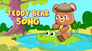 Teddy Bear Teddy Bear turn around Song for kids  Nursery Rhymes and poems for kids  Kids song  4K [upl. by Anelram94]