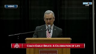 Jim Tressel Reflects on Life of Earle Bruce [upl. by Gnil]