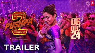 Pushpa 2 The Rule HINDI Trailer 2024  Allu Arjun Rashmika Fahadh  Sukumar [upl. by Aldin]