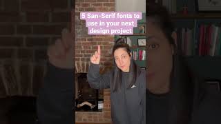 5 SanSerif fonts to use in your next design project [upl. by Akla]