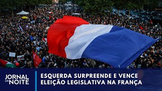 Entenda como a esquerda surpreendeu e venceu na França  Jornal da Noite [upl. by Siol383]