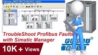 How to troubleshoot Profibus Faults using SIMATIC MANAGER [upl. by Russian417]