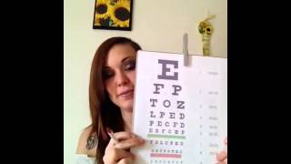 ASMR RP Eye exam Soft Spoken [upl. by Mcgannon146]