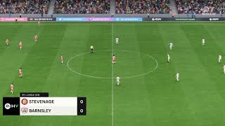 Stevenage vs Barnsley 14092024 EFL League One EA FC 24 [upl. by Barnaba]