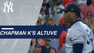 Full AB Chapman Ks Altuve to seal Yankees win [upl. by Maillil]