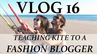 VLOG 16  TEACHING KITE TO A FASHION BLOGGER  Antoine Auriol  4K [upl. by Semmes]