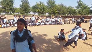 Kho Kho game practice in school nobagday [upl. by Rehpitsirhc452]