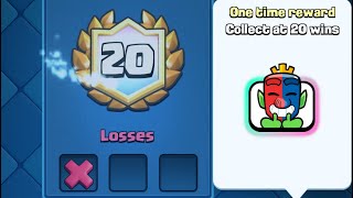 I Completed 20 Win challenge First Try😱🔥CLASH ROYALE [upl. by Akirat]