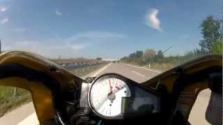 Knappe Sache auf der Autobahn emergency brake motorcycle [upl. by Alhak]