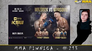 MMA Piwnica 213 feat Oskar Dela  Typowanie gali KSW 90 [upl. by Ierbua125]