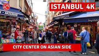 City Center Asian Side Istanbul 2023 Kadikoy Walking Tour4k 60fps [upl. by Kylila]