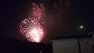 Fuochi Artificiali in Sagra di Mozzecane Verona italy Vlog Narinder Kumar italia [upl. by Lashoh]